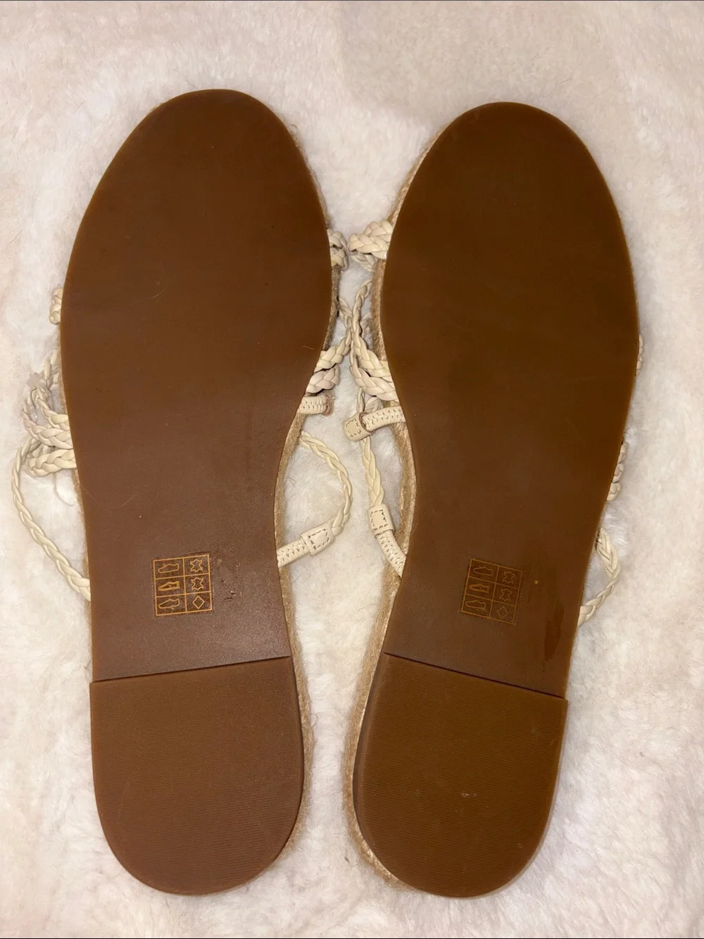 Madewell NWT The Kathryn Espadrille Sandals in LIGHT TAN Leather size 11